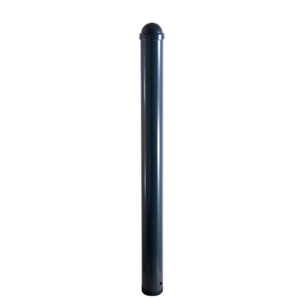 Ornamental bollard | steel tube � 102 mm | removable, with profile cylinder lock, three keys incl.acc. with DIN 3223, self-engaging lockwith hot-dip galvanized ground socket part-no. 470.10 | without eyelet